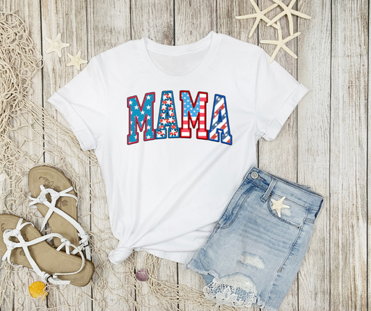 Mama American Flag