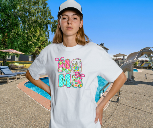 Ma Ma in a Square with Bows