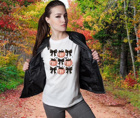 Black Bow and Pumpkin