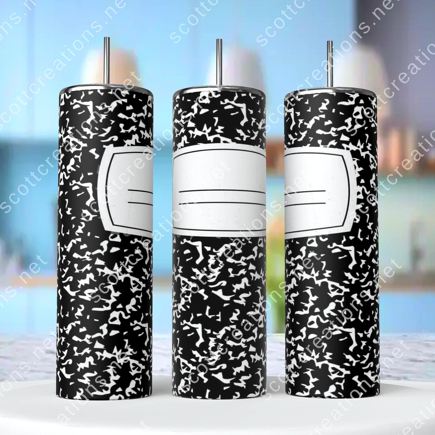 Composition Notebook Tumbler