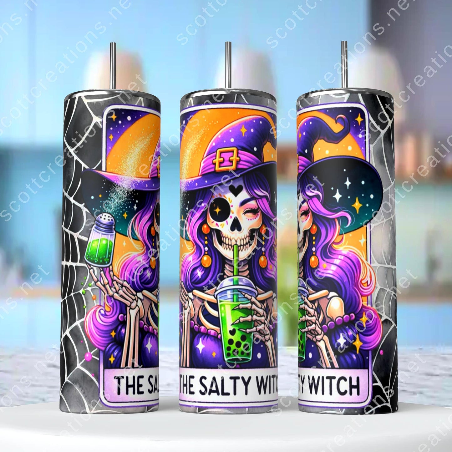 A Salty Witch Tumbler