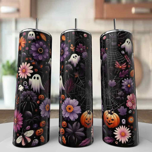 Ghost Flower Tumbler