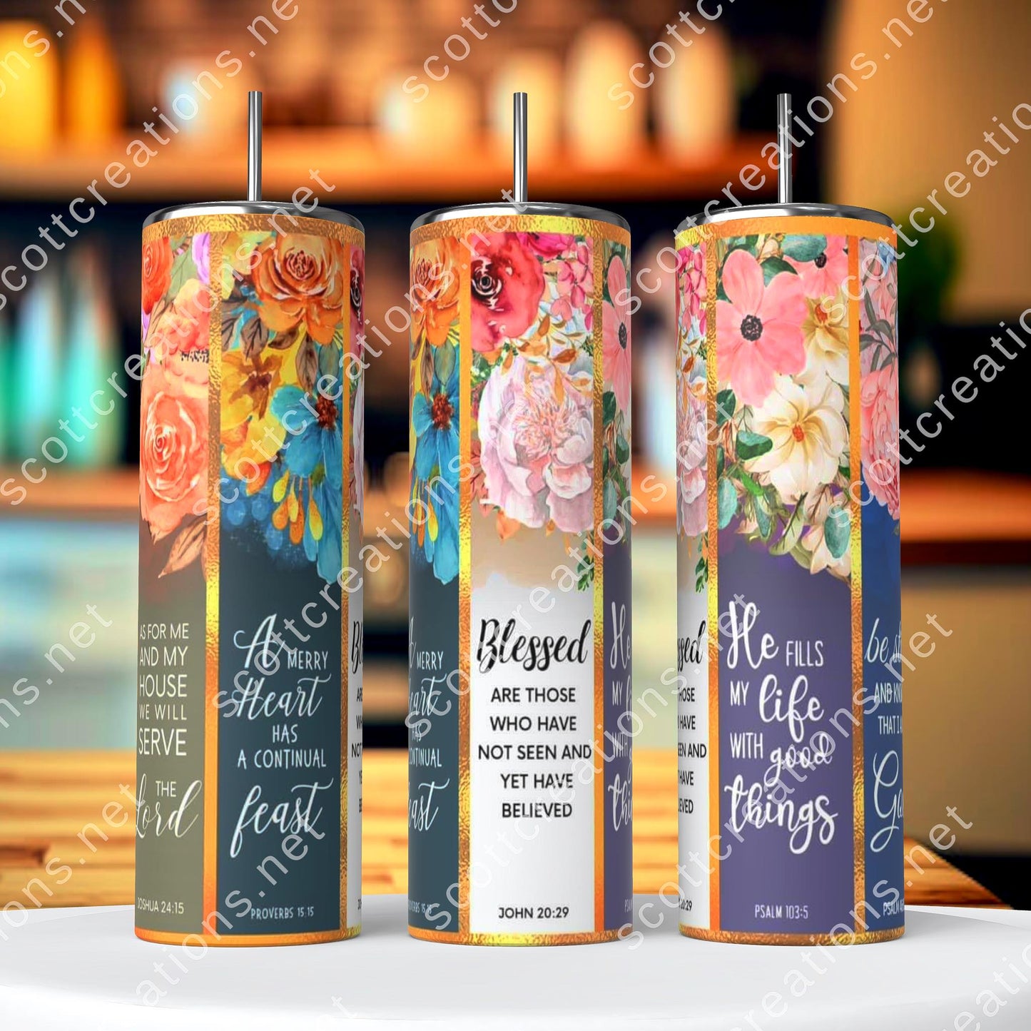 Bible Verses Tumbler