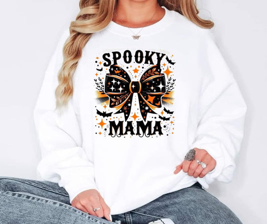 Spooky Mama Bow Halloween