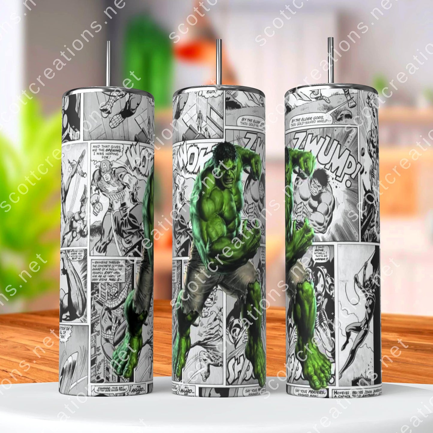 Comic Hulk Tumbler