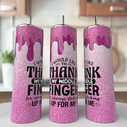 Middle Finger Tumbler