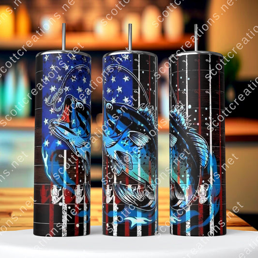 American Fish Tumbler