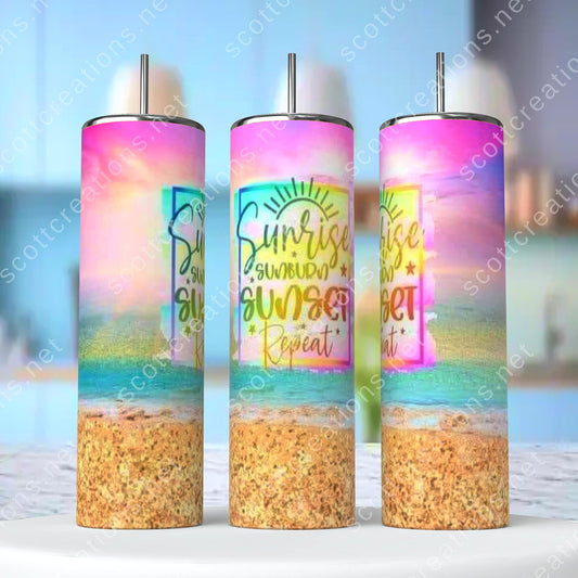 Sunrise and Sunset Tumbler