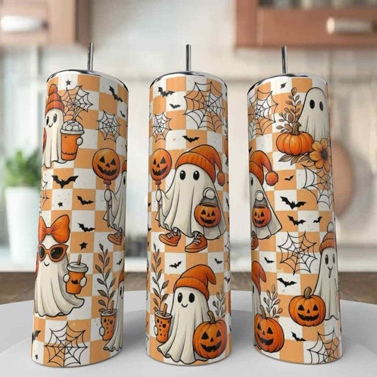 Pumpkin Ghost Tumbler