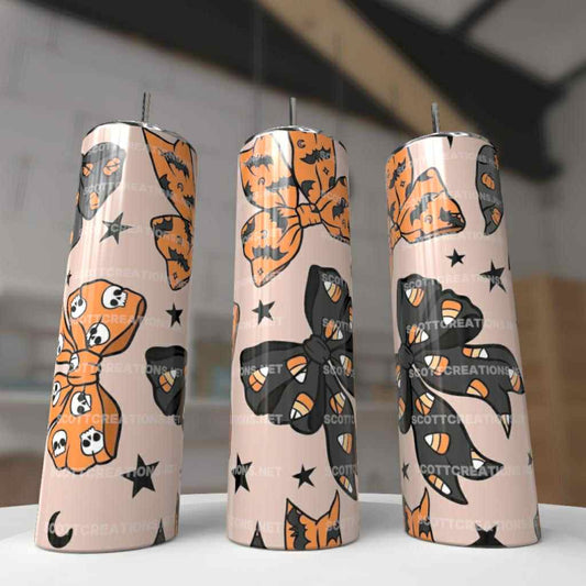 Halloween Bow Tumbler