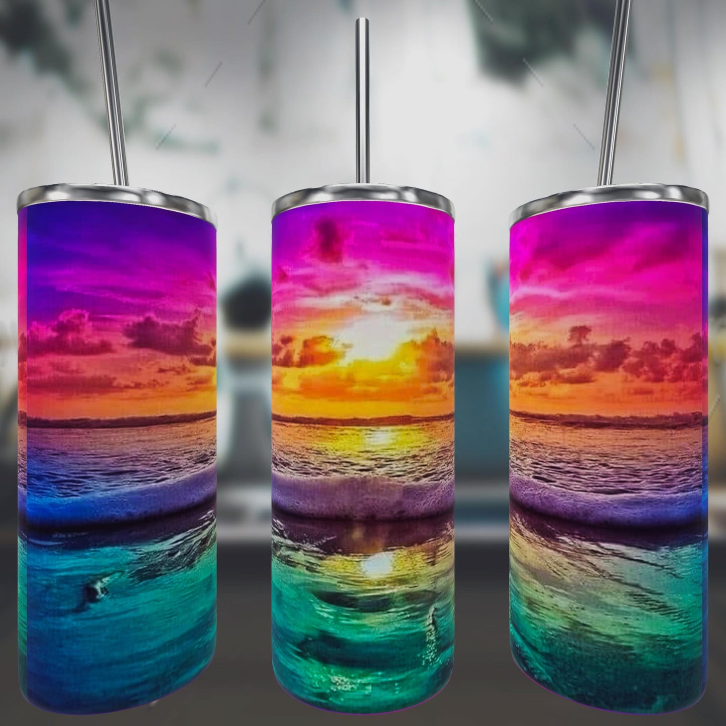 Beach Sunset Tumbler