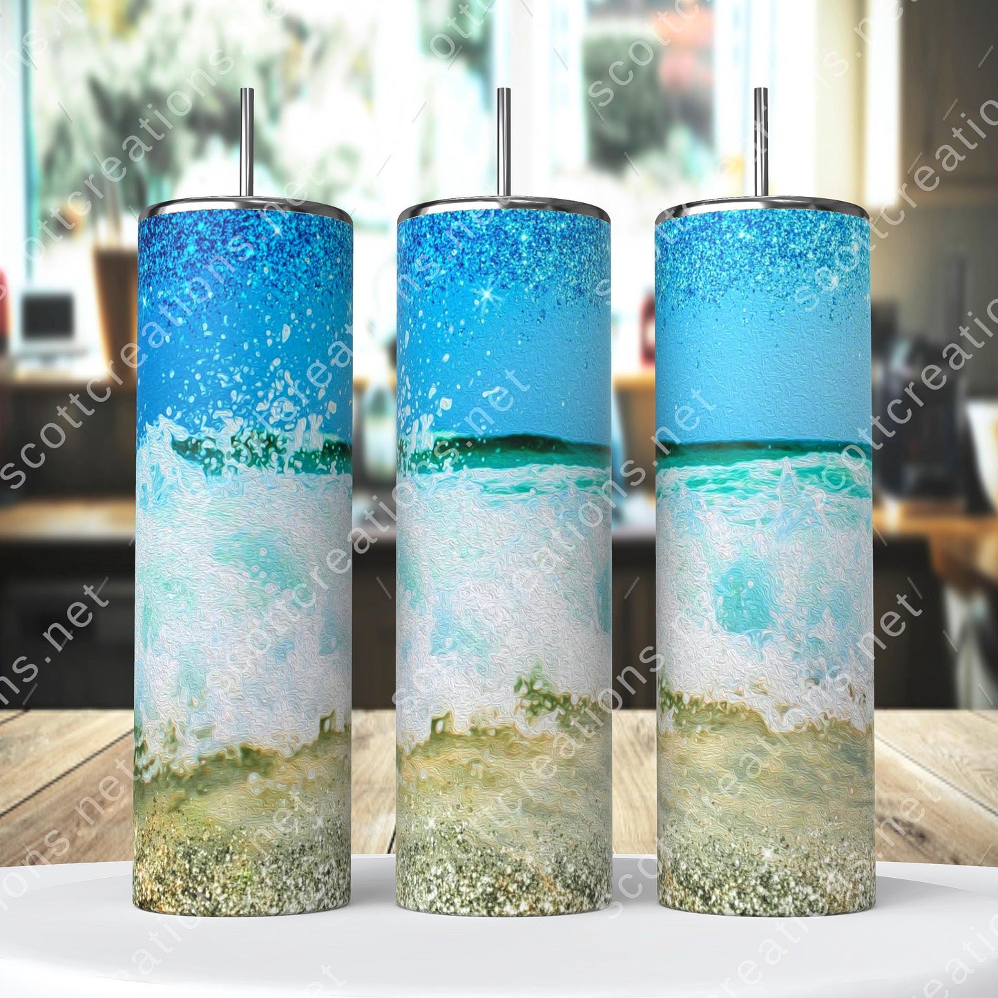 Beach Waves Tumbler