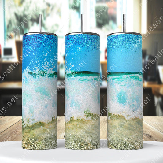 Beach Waves Tumbler