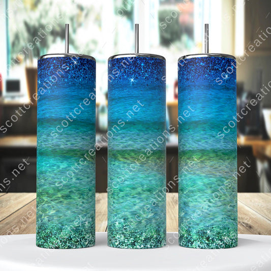 Beach Water Tumbler