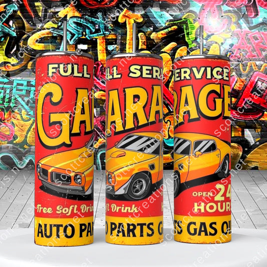 Old Time Garage Tumbler