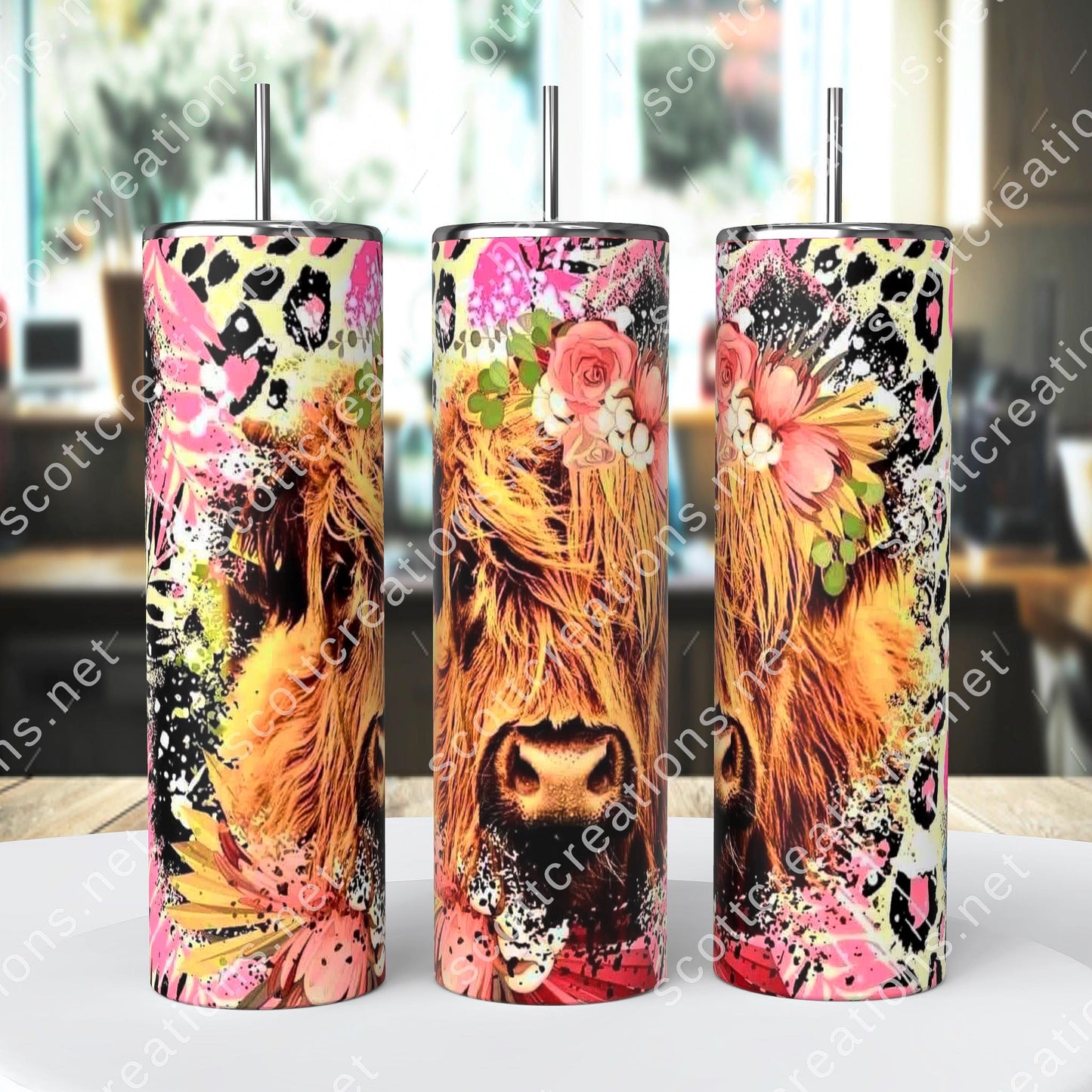 Highland Cow Tumbler