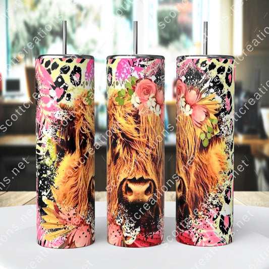 Highland Cow Tumbler