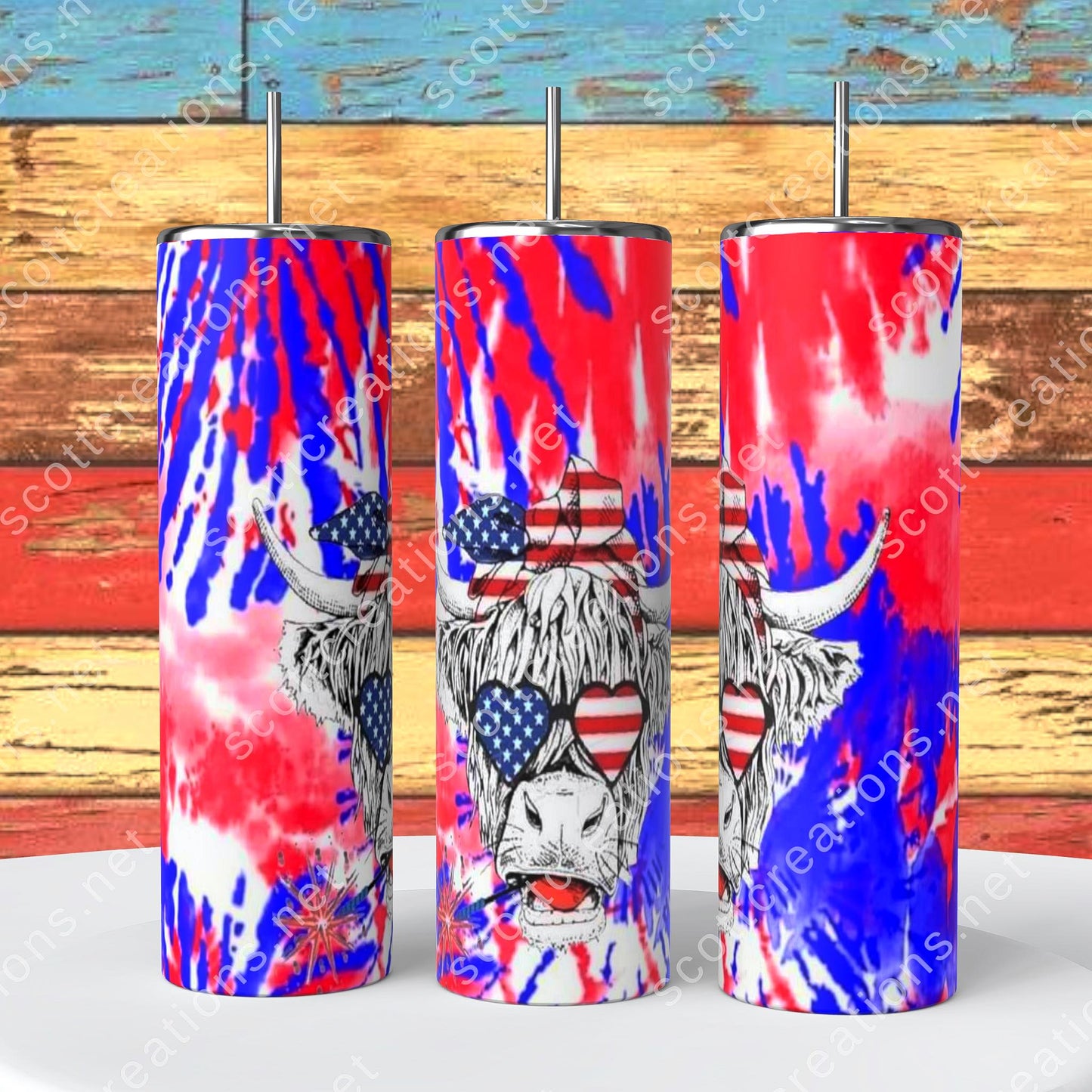 Highland Cow American Tumbler