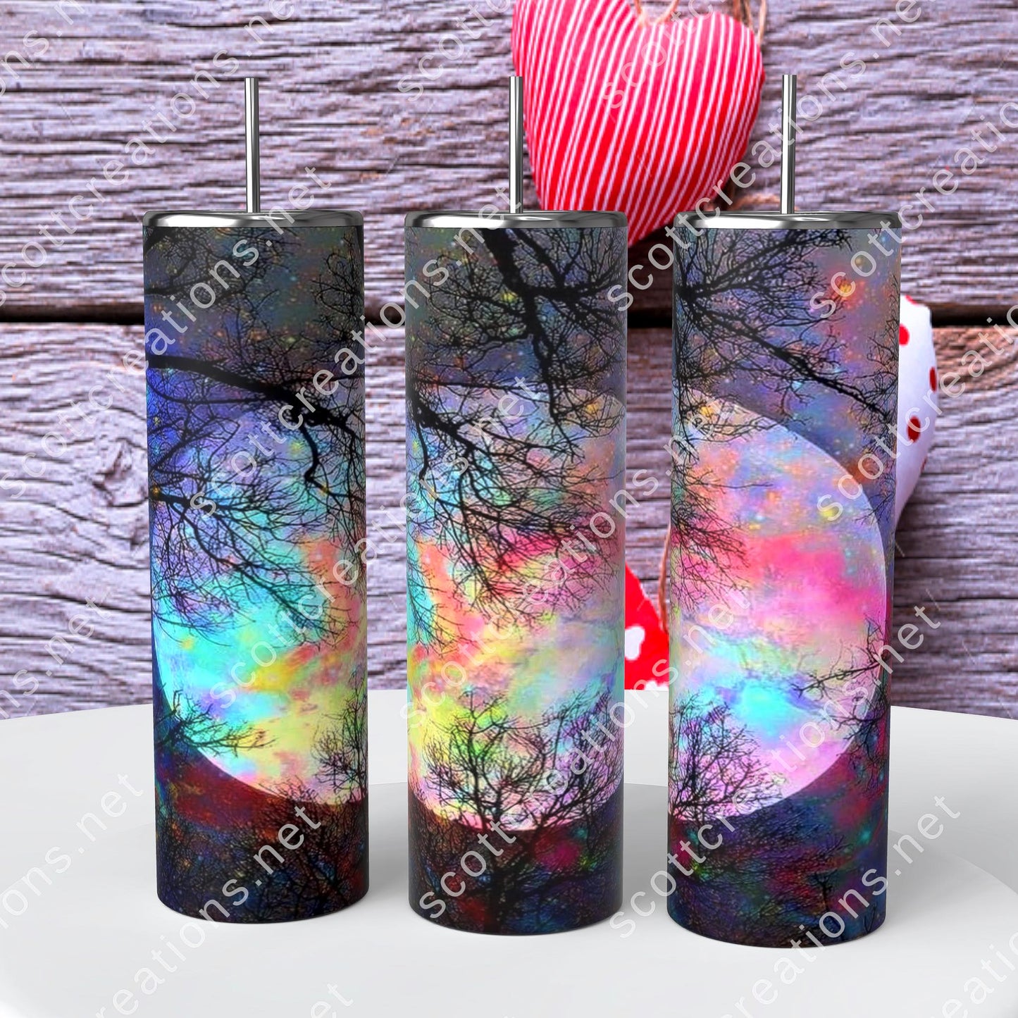 Colorful Moon Tumbler