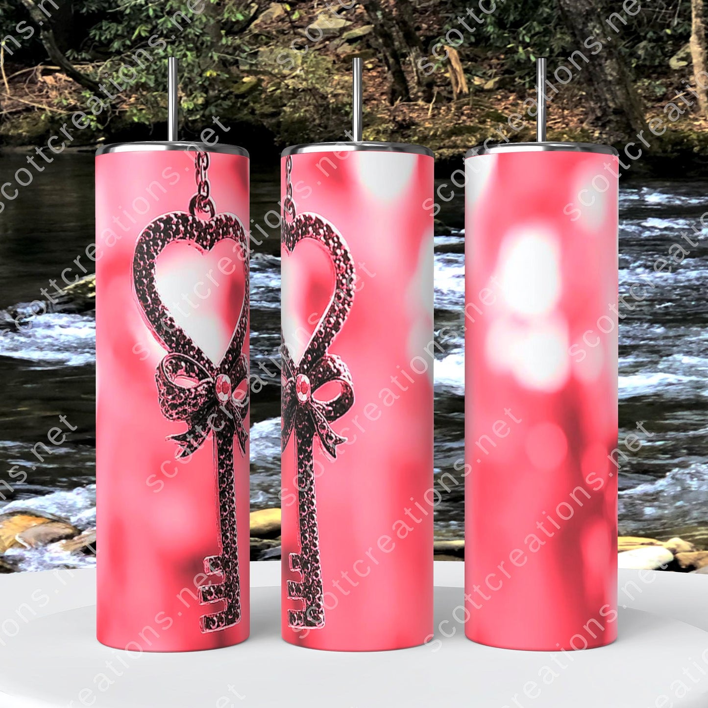 Heart Key Tumbler