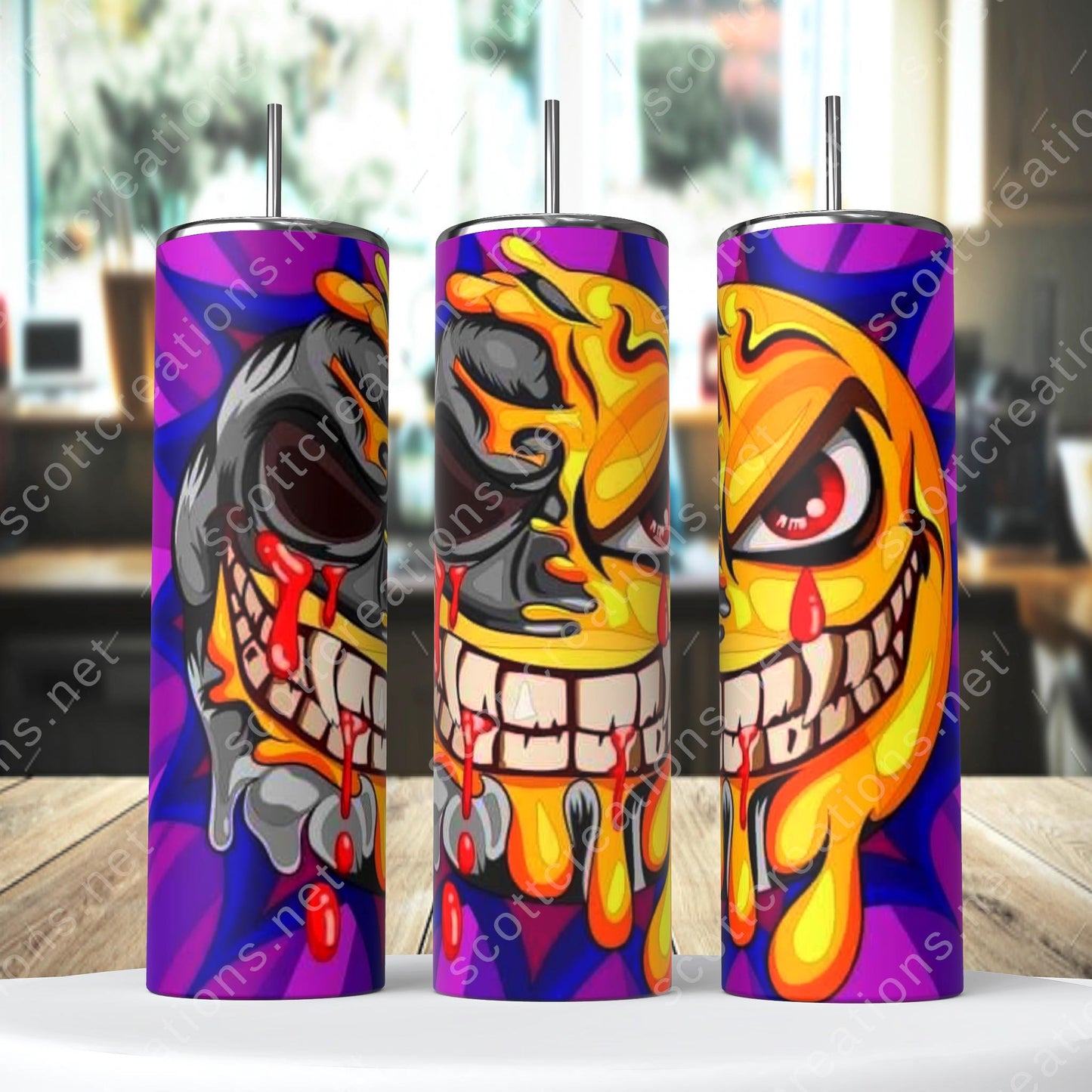 2 Face Smile Tumbler
