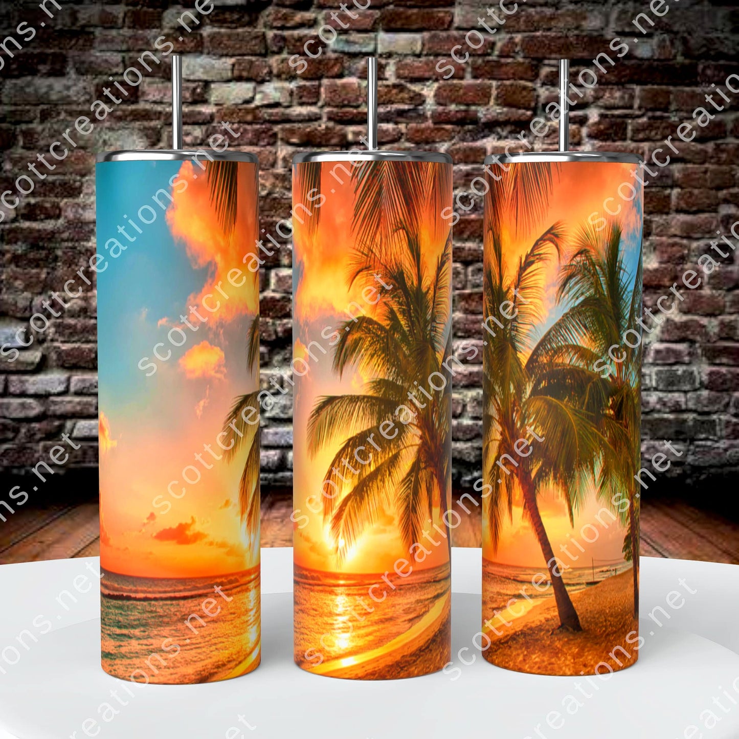 Beach Sunset Tumbler