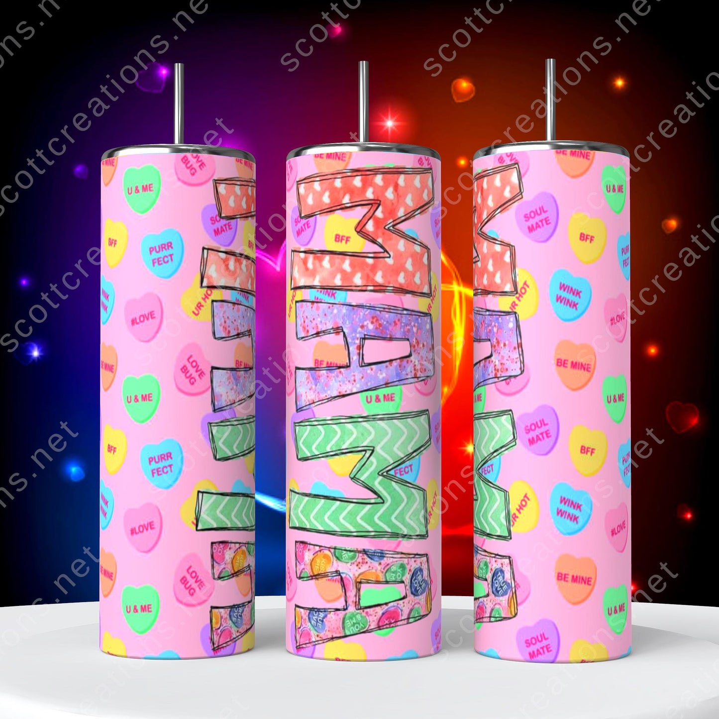 Mama Conversation Heart Tumbler