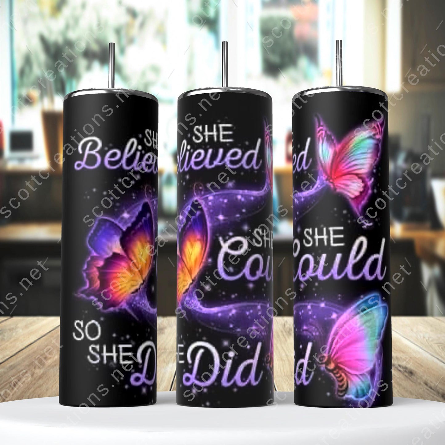 She Believed She Could, SO SHE DID Tumbler