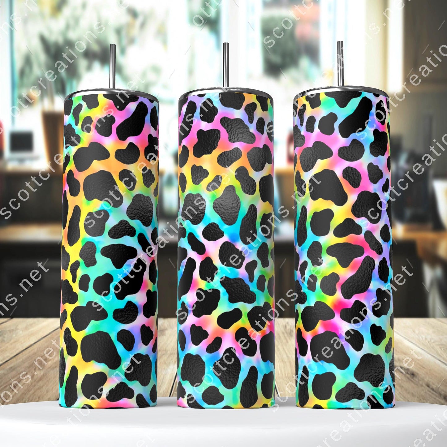 Colorful Leopard Tumbler