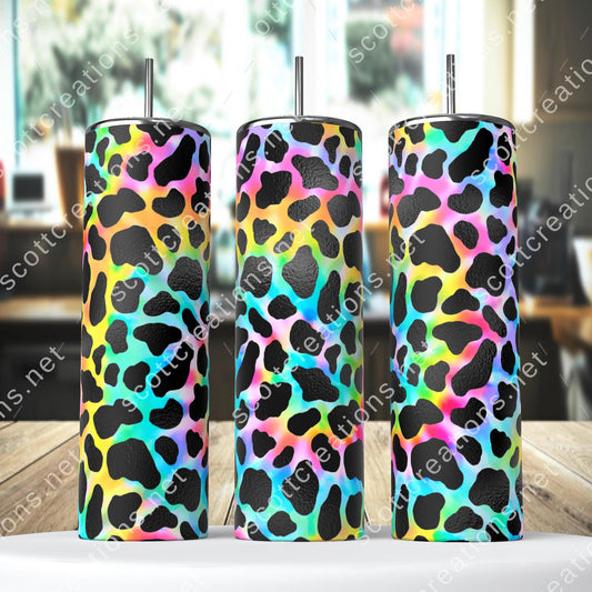 Colorful Leopard Tumbler
