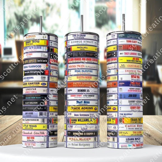 Country Music Tapes Tumbler