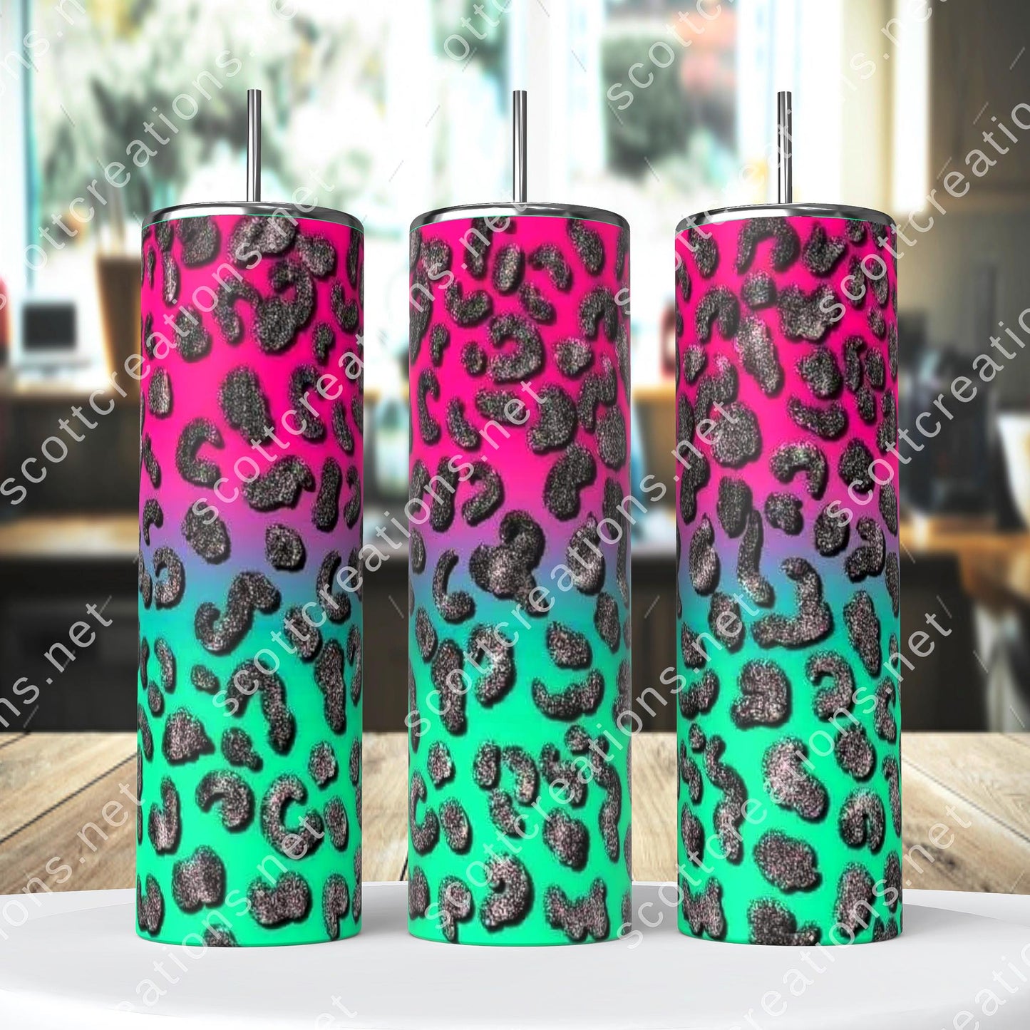 Leopard Print Tumbler