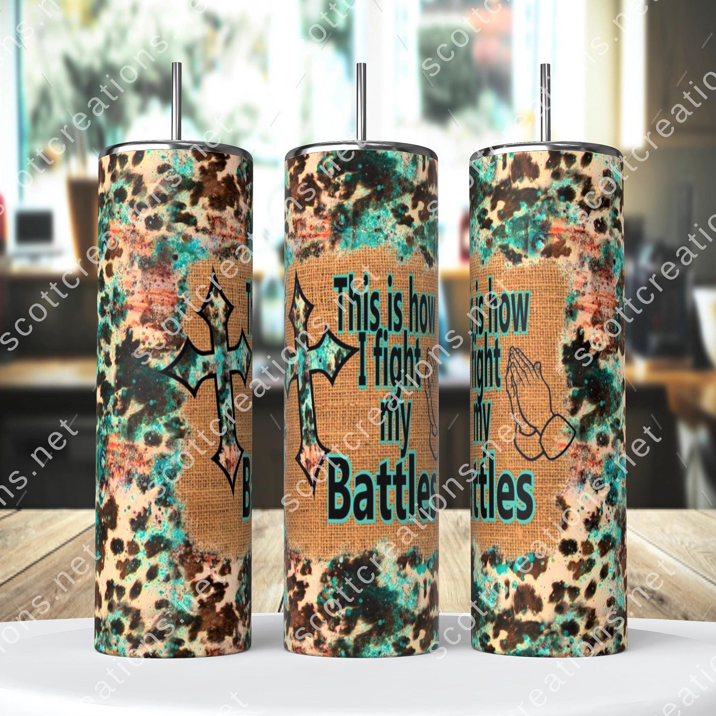 Fight my Battles Tumbler
