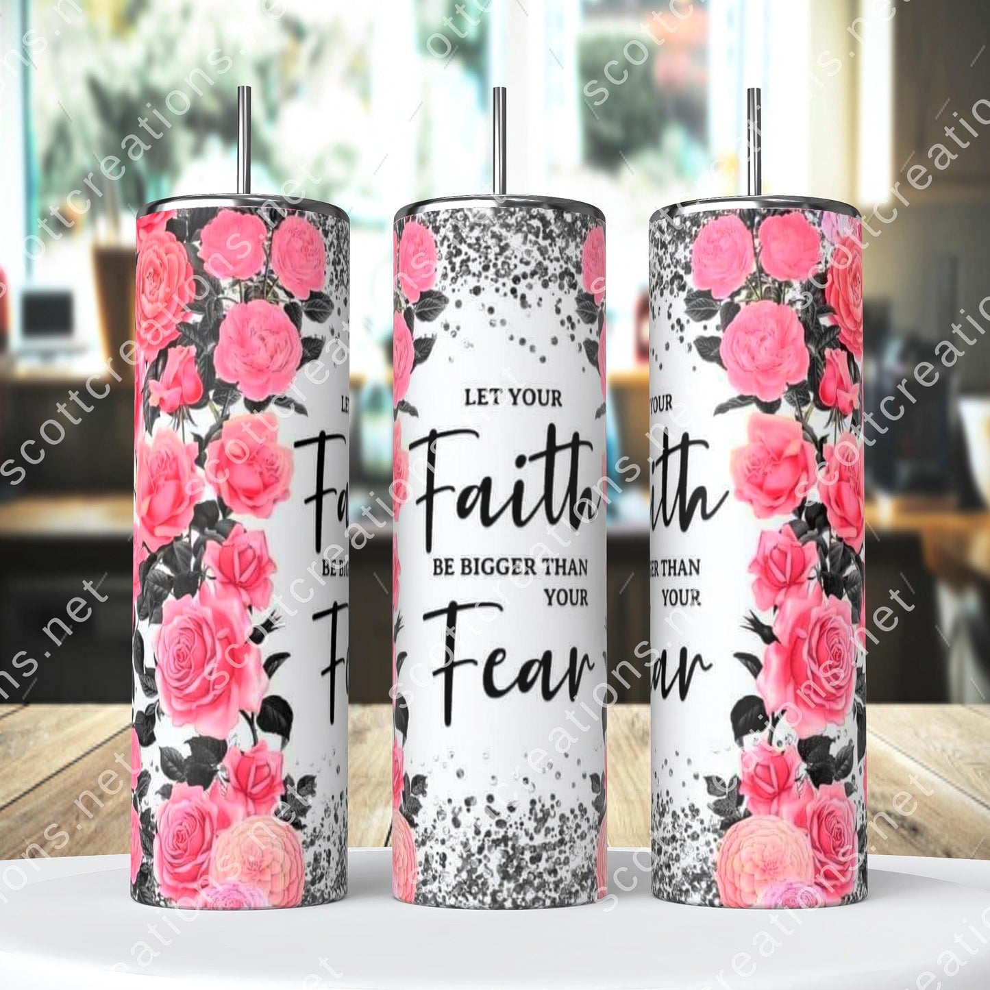 Faith over Fear Tumbler