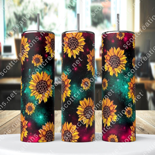 Lights Sunflower Tumbler