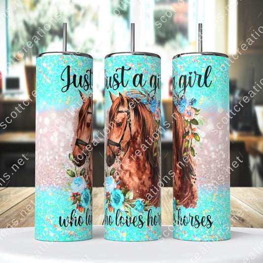 Love Horses Tumbler