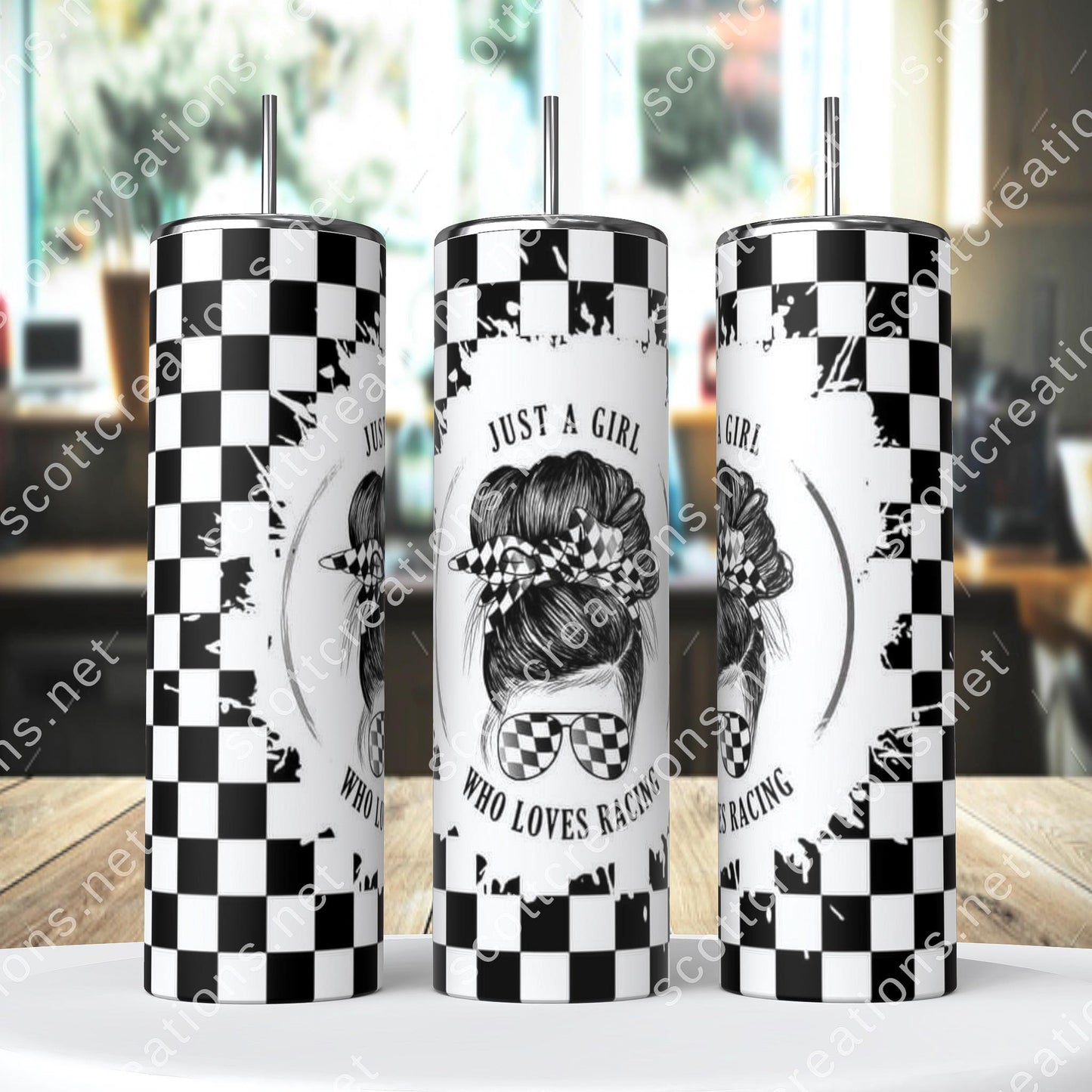 Race Girl Tumbler