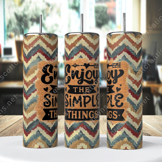 Enjoy the Simple Things Tumbler