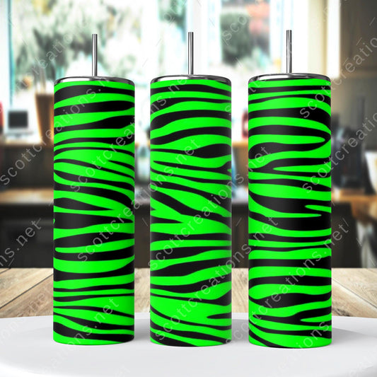 Green Zebra Tumbler