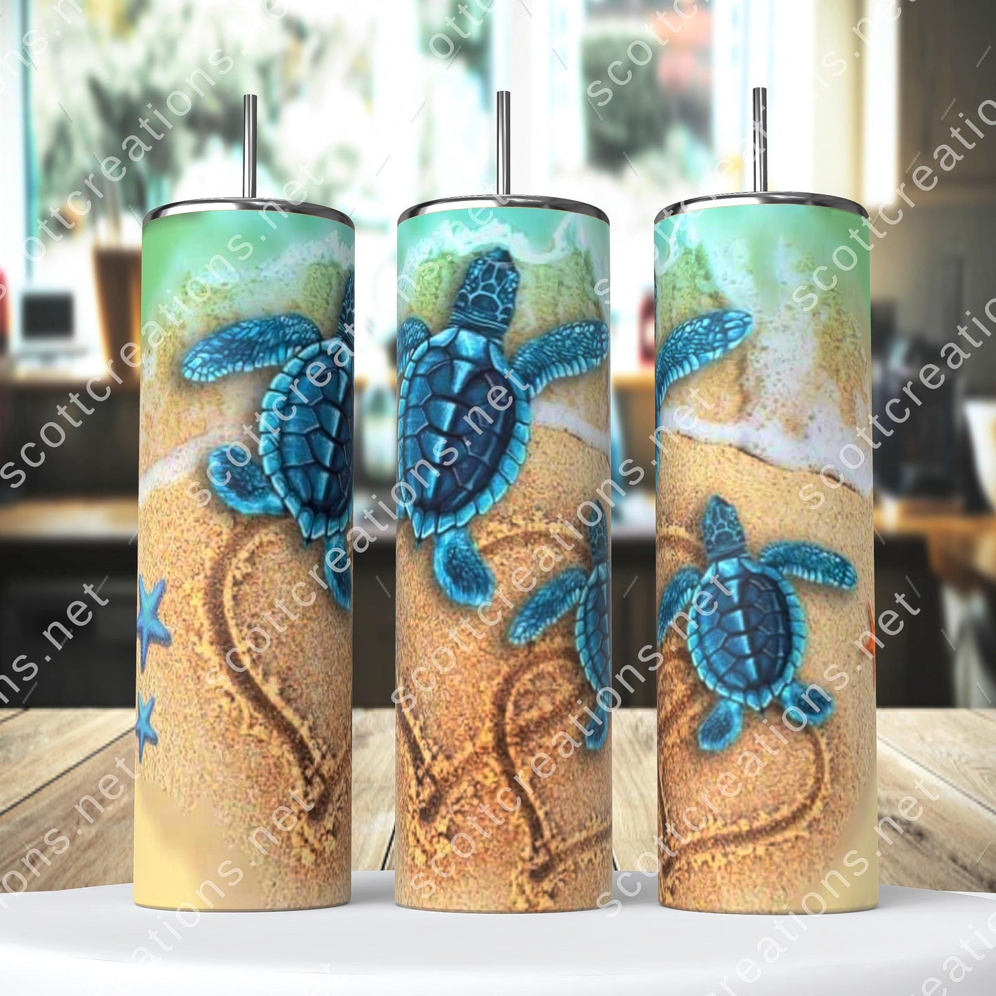 Baby Sea Turtles Tumbler