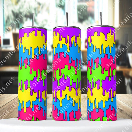 Paint dripping Tumbler