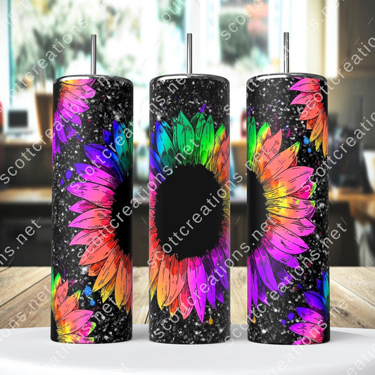 Big Bright Flower Tumbler