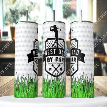 Best Dad by Par Tumbler