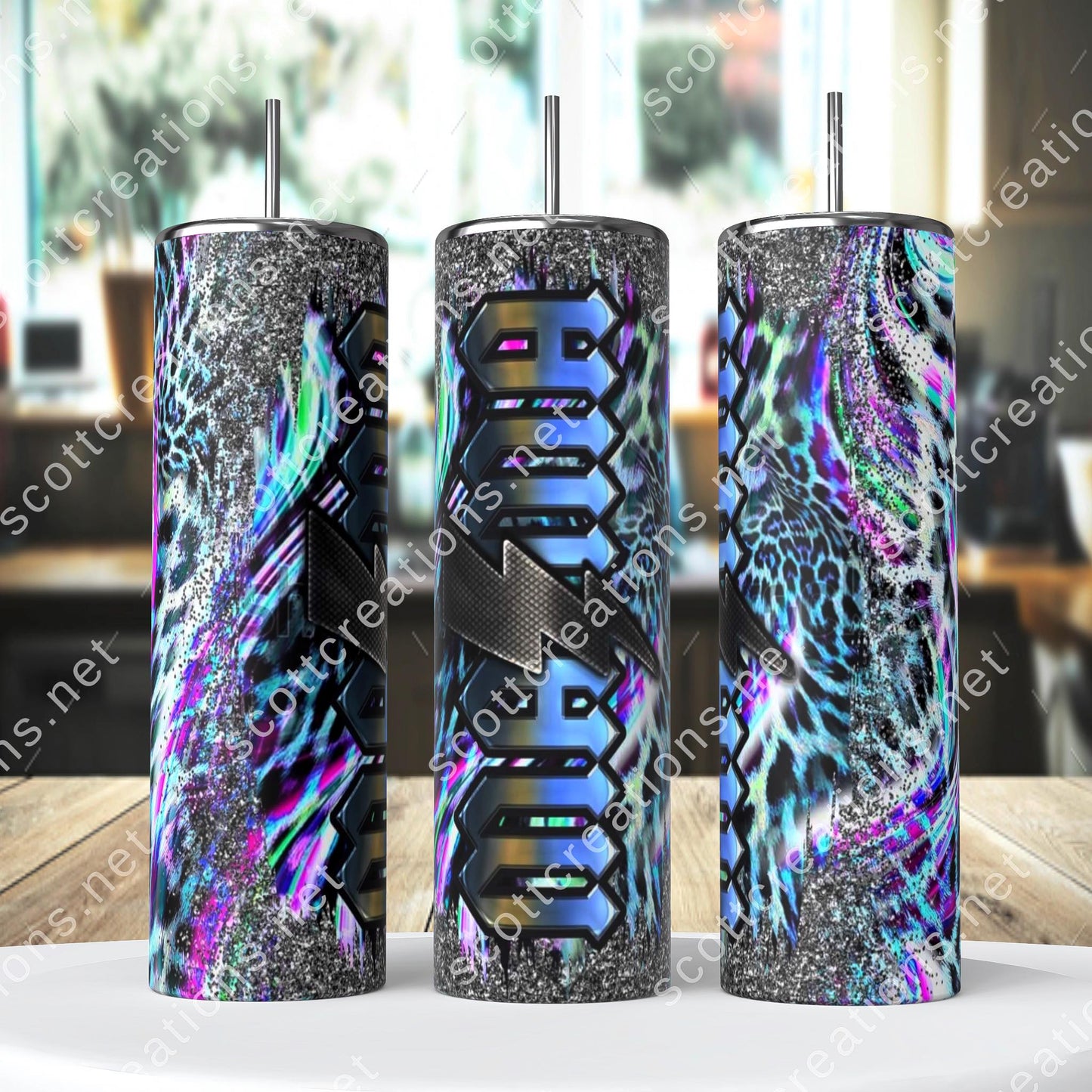 Mama Black Bolt Tumbler