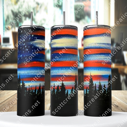 Flag American Tumbler
