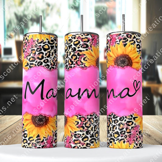 Sunflower Mama Tumbler