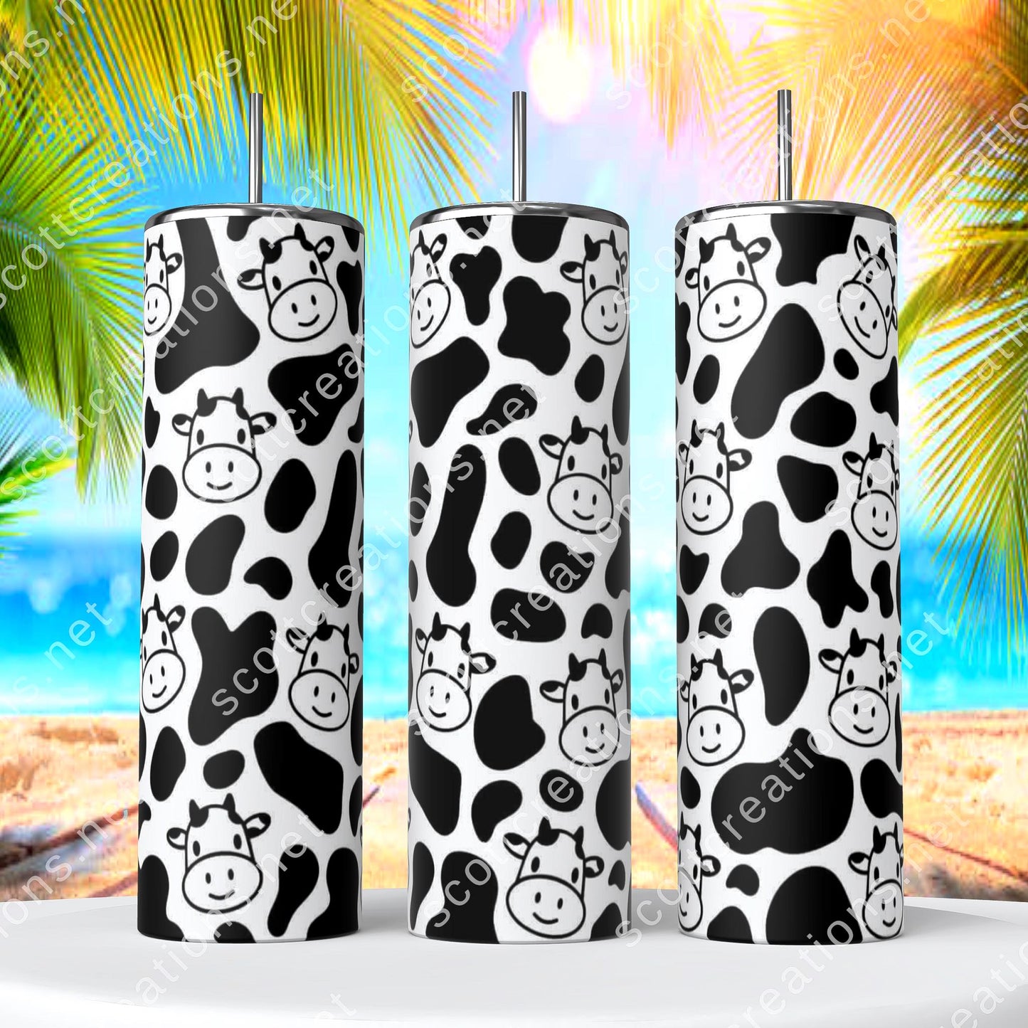 Cow Cow print Tumbler