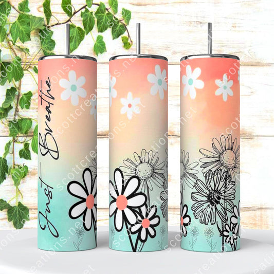 Just Breathe Tumbler