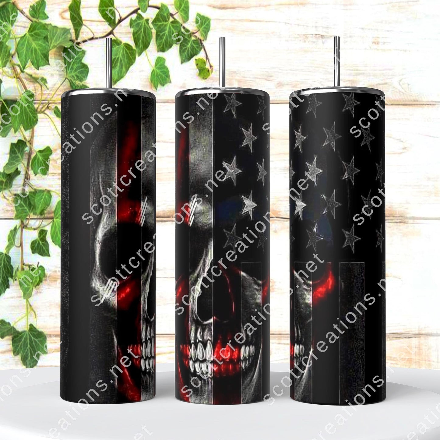 Skull Flag Tumbler