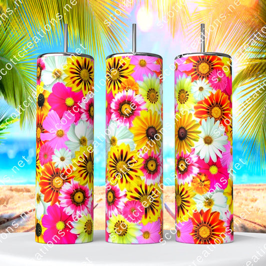 Summer Flower Tumbler